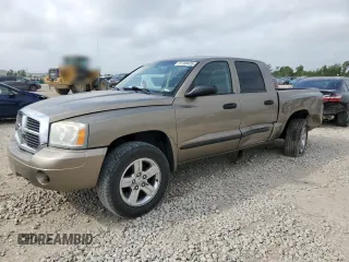 2007 Dodge Dakota SLT with VIN 1D7HE48K27S137317, listed as a Copart auction lot 51708435 with 120,707 mi miles and Salvage Title. Bid and sale history available at carsss.com. Image 1.