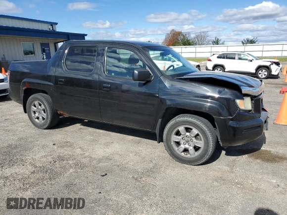 2007 Honda Ridgeline RTX with VIN 2HJYK16367H506843, listed as a Copart auction lot 76128284 with 224,838 mi miles and Non Repairable. Bid and sale history available at carsss.com. Image 4.