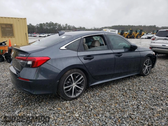 2024 Honda Civic Sedan Touring with VIN 2HGFE1F97RH329697, listed as a Copart auction lot 47434715 with 9,533 mi miles and Salvage Title. Bid and sale history available at carsss.com. Image 3.