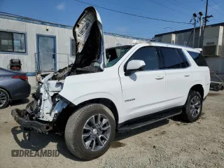 2023 Chevrolet Tahoe LT z VIN 1GNSCNKD3PR503919, wystawiony jako Copart lot #59973305 z przebiegiem Nie podano mil oraz Szkoda całkowita • Salvage title. Historia ofert i sprzedaży dostępna na DreamBid. Obrazek 1.