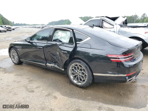 2021 Genesis G80 2.5T with VIN KMTGB4SC5MU045653, listed as a Copart auction lot 47440403 with 35,961 mi miles. Bid and sale history available at carsss.com. Image 2.