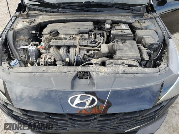 2021 Hyundai Elantra SEL z VIN 5NPLS4AG7MH017638, wystawiony jako Copart lot #53377195 z przebiegiem 106 287 mil mil oraz Szkoda całkowita • Salvage title. Historia ofert i sprzedaży dostępna na DreamBid. Obrazek 11.