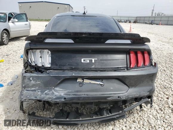 2020 Ford Mustang GT with VIN 1FA6P8CF8L5175789, listed as a Copart auction lot 48051655 with 32,270 mi miles and Salvage Title. Bid and sale history available at DreamBid. Image 6.
