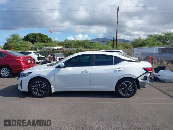 2024 Nissan Sentra SV with VIN 3N1AB8CV8RY320967, listed as a IAAI auction lot 42088012 with 8,863 mi miles and . Bid and sale history available at DreamBid. Image 15.