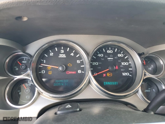 2008 Chevrolet Silverado 1500 LTZ with VIN 2GCEC13J481266290, listed as a Copart auction lot 43910515 with 203,574 mi miles and Salvage Title. Bid and sale history available at carsss.com. Image 9.