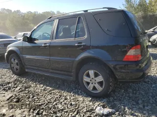 2005 Mercedes-Benz M-Class 3.7L with VIN 4JGAB57EX5A531426, listed as a Copart auction lot 76278424 with 282,470 mi miles and Salvage Title. Bid and sale history available at carsss.com. Image 2.