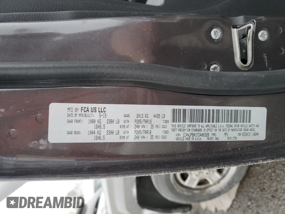 2015 Jeep Patriot Altitude with VIN 1C4NJPBA1FD400328, listed as a Copart auction lot 45760555 with 112,577 mi miles and Clean title. Bid and sale history available at DreamBid. Image 13.