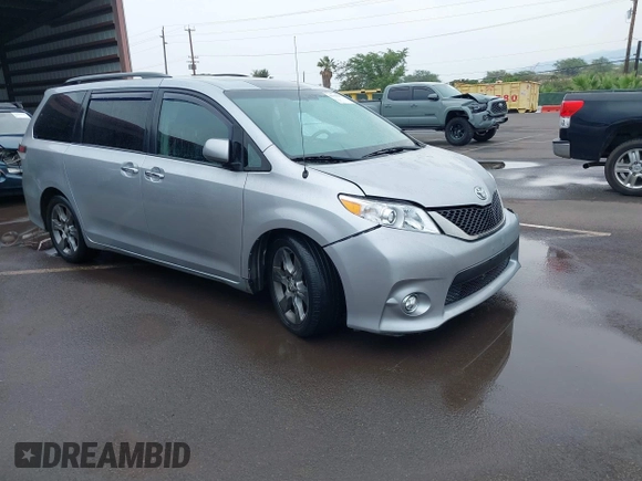 2013 Toyota Sienna SE с VIN 5TDXK3DC4DS366898, выставлен на аукционе IAAI как лот 41939257 с пробегом 157 292 миль миль и . История ставок и продаж доступна на DreamBid. Изображение 1.
