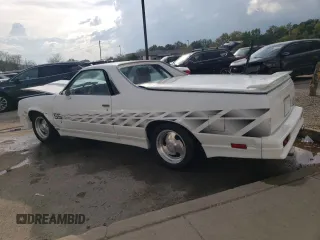 1984 Chevrolet El Camino z VIN 1GCCW80H2ER169455, wystawiony jako Copart lot #72604474 z przebiegiem 504 mil mil oraz Nie do naprawy • Non repairable. Historia ofert i sprzedaży dostępna na DreamBid. Obrazek 2.