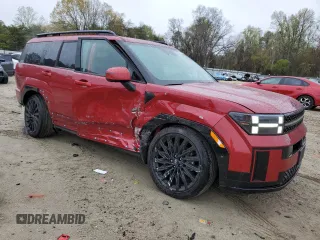 2024 Hyundai Santa Fe Calligraphy with VIN 5NMP5DGL8RH058183, listed as a Copart auction lot 52681545 with 3,451 mi miles and Salvage title. Bid and sale history available at DreamBid. Image 4.