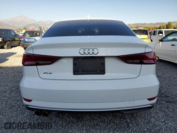 2018 Audi A3 Sedan Premium with VIN WAUAUGFF4J1018572, listed as a Copart auction lot 67382303 with 56,356 mi miles. Bid and sale history available at carsss.com. Image 6.