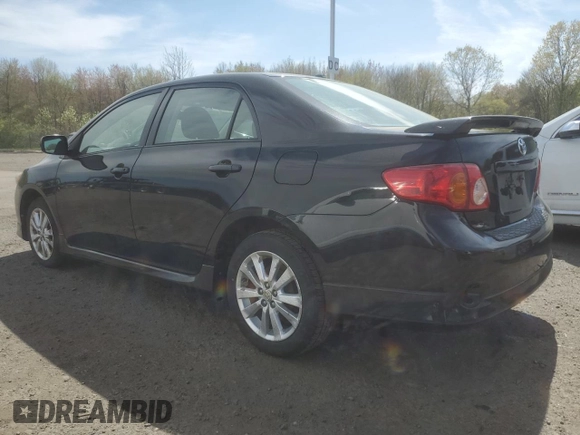 2009 Toyota Corolla with VIN 2T1BU40E19C038758, listed as a Copart auction lot 55468665 with 197,790 mi miles and Clean Title. Bid and sale history available at carsss.com. Image 2.