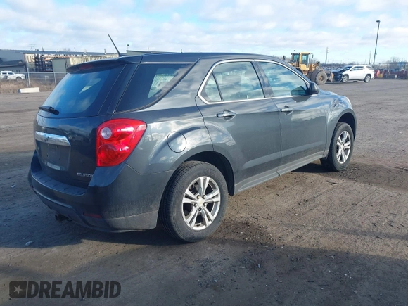 2014 Chevrolet Equinox LS with VIN 2GNALAEK6E6223130, listed as a IAAI auction lot 41240827 with 27,046 mi miles. Bid and sale history available at carsss.com. Image 4.