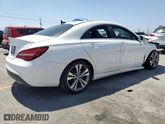 2018 Mercedes-Benz CLA 250 with VIN WDDSJ4EB9JN635123, listed as a Copart auction lot 55898275 with 76,361 mi miles and Salvage title. Bid and sale history available at DreamBid. Image 3.