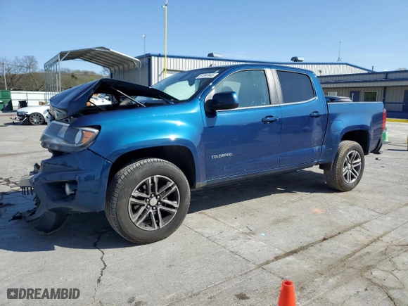 2019 Chevrolet Colorado 2WD LT with VIN 1GCGSCEN8K1290659, listed as a Copart auction lot 51597445 with 132,806 mi miles and Salvage Title. Bid and sale history available at carsss.com. Image 1.
