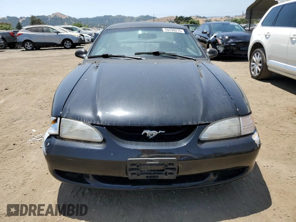 1997 Ford Mustang with VIN 1FALP4048VF172130, listed as a Copart auction lot 59790275 with 125,336 mi miles and Salvage title. Bid and sale history available at DreamBid. Image 5.