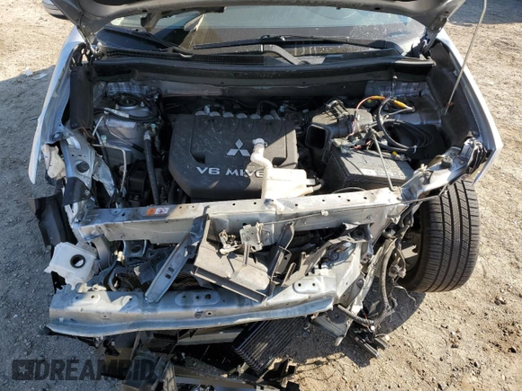2017 Mitsubishi Outlander GT with VIN JA4JZ4AX2HZ070260, listed as a Copart auction lot 52376015 with 55,405 mi miles and Salvage title. Bid and sale history available at DreamBid. Image 11.