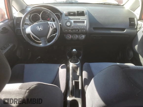 2008 Honda Fit Sport with VIN JHMGD37668S041570, listed as a Copart auction lot 45044285 with 210,084 mi miles and Salvage Title. Bid and sale history available at carsss.com. Image 8.