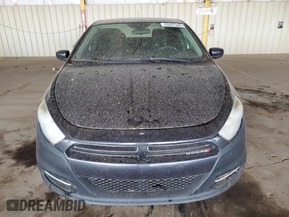 2013 Dodge Dart Rallye with VIN 1C3CDFBA4DD202014, listed as a Copart auction lot 43281965 with 169,062 mi miles and Clean Title. Bid and sale history available at carsss.com. Image 5.