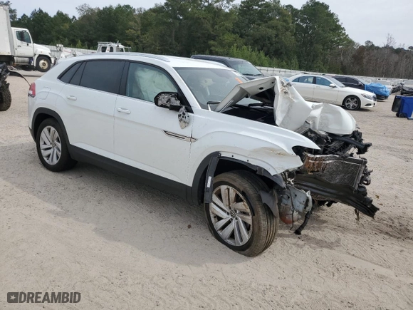 2023 Volkswagen Atlas Cross Sport 3.6L V6 SE w/Technology with VIN 1V2WE2CAXPC210463, listed as a Copart auction lot 75255124 with 30,204 mi miles and Salvage Title. Bid and sale history available at carsss.com. Image 4.