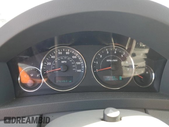 2007 Jeep Grand Cherokee Laredo with VIN 1J8GR48KX7C531824, listed as a Copart auction lot 49519015 with 175,453 mi miles and Salvage Title. Bid and sale history available at carsss.com. Image 9.