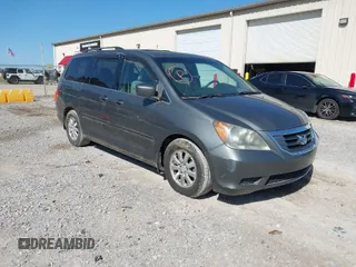 2008 Honda Odyssey EX-L with VIN 5FNRL387X8B028726, listed as a IAAI auction lot 42000456 with 209,427 mi miles. Bid and sale history available at carsss.com. Image 1.