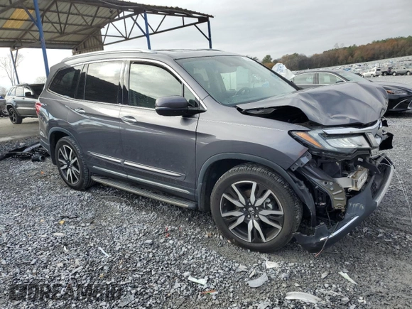 2020 Honda Pilot Touring 8-Passenger with VIN 5FNYF5H93LB001344, listed as a Copart auction lot 85504984 with 38,384 mi miles and Salvage Title. Bid and sale history available at DreamBid. Image 4.