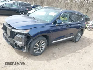 2020 Hyundai Santa Fe SEL with VIN 5NMS33AD5LH211881, listed as a IAAI auction lot 41863199 with 50,099 mi miles. Bid and sale history available at carsss.com. Image 18.