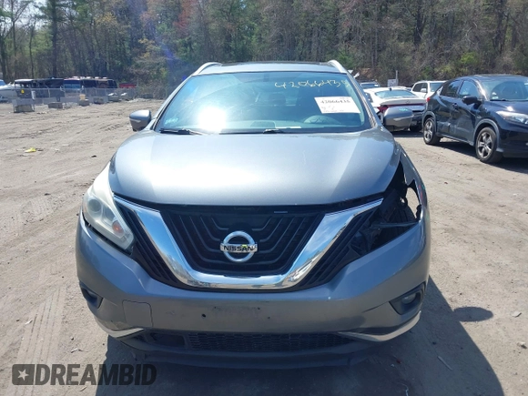 2015 Nissan Murano SL with VIN 5N1AZ2MH0FN202088, listed as a IAAI auction lot 42066435 with 175,254 mi miles and . Bid and sale history available at DreamBid. Image 12.