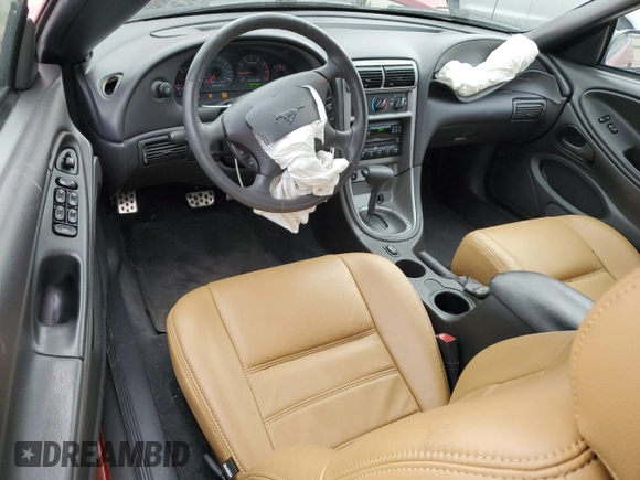 2003 Ford Mustang GT Deluxe with VIN 1FAFP45X53F357541, listed as a Copart auction lot 43738975 with 102,282 mi miles and Salvage Title. Bid and sale history available at carsss.com. Image 8.