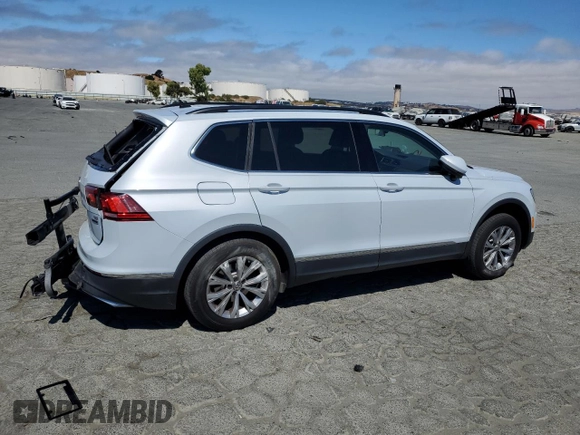 2018 Volkswagen Tiguan SEL with VIN 3VV2B7AX9JM115414, listed as a Copart auction lot 65432185 with 46,251 mi miles and Salvage title. Bid and sale history available at DreamBid. Image 3.