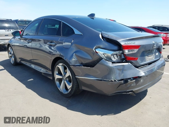 2019 Honda Accord Touring with VIN 1HGCV2F92KA004825, listed as a IAAI auction lot 41974555 with 74,464 mi miles and . Bid and sale history available at DreamBid. Image 3.