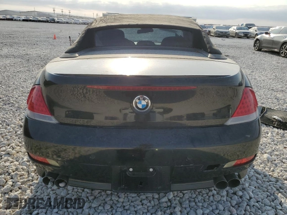 2005 BMW 6 Series 645Ci with VIN WBAEK73495B328100, listed as a Copart auction lot 76064664 with 122,069 mi miles and Salvage Title. Bid and sale history available at carsss.com. Image 6.