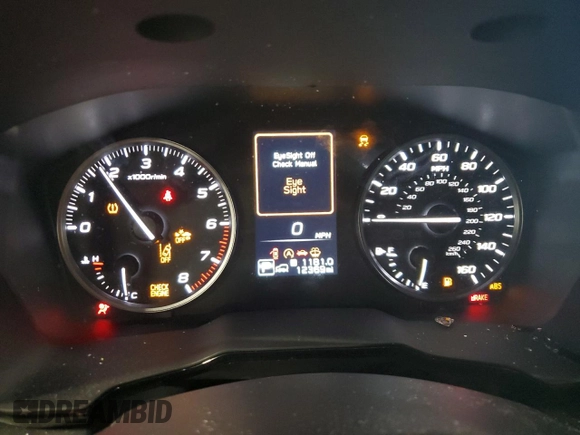 2024 Subaru Outback with VIN 4S4BTAAC2R3208628, listed as a Copart auction lot 58552404 with 12,369 mi miles and Non repairable. Bid and sale history available at DreamBid. Image 9.