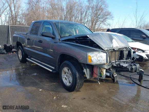 2006 Dodge Dakota SLT with VIN 1D7HE48K66S701808, listed as a IAAI auction lot 41435446 with 186,676 mi miles. Bid and sale history available at carsss.com. Image 1.