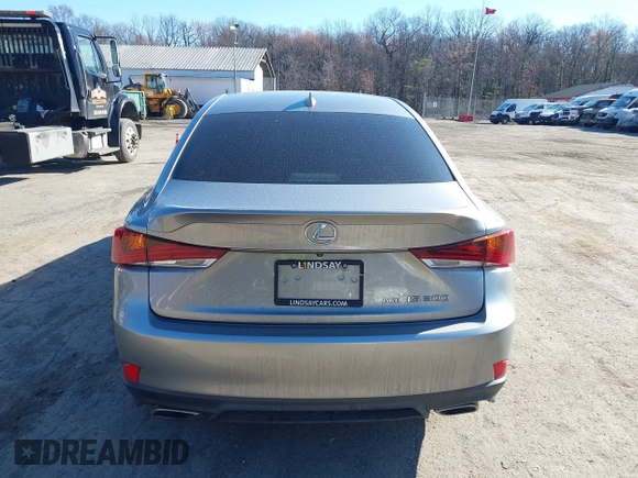 2017 Lexus IS with VIN JTHCM1D21H5023173, listed as a IAAI auction lot 41824224 with 138,629 mi miles. Bid and sale history available at carsss.com. Image 16.