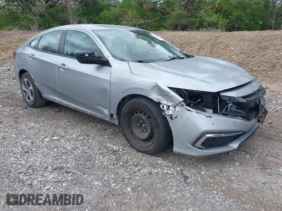 2019 Honda Civic LX with VIN 2HGFC2F61KH509233, listed as a IAAI auction lot 42048400 with 37,368 mi miles and . Bid and sale history available at DreamBid. Image 1.