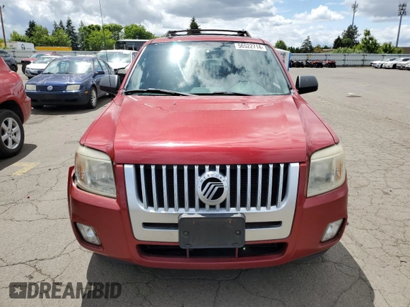 2010 Mercury Mariner with VIN 4M2CN9B7XAKJ24158, listed as a Copart auction lot 56522714 with 174,474 mi miles and Salvage title. Bid and sale history available at DreamBid. Image 5.