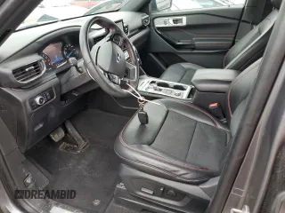 2022 Ford Explorer ST-Line with VIN 1FMSK8KH6NGC46663, listed as a Copart auction lot 46060605 with 41,304 mi miles and Salvage Title. Bid and sale history available at carsss.com. Image 7.