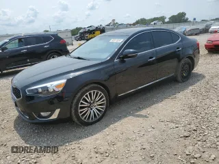 2015 Kia Cadenza Premium with VIN KNALN4D72F5182290, listed as a Copart auction lot 63911524 with 57,353 mi miles and Clean Title. Bid and sale history available at carsss.com. Image 1.