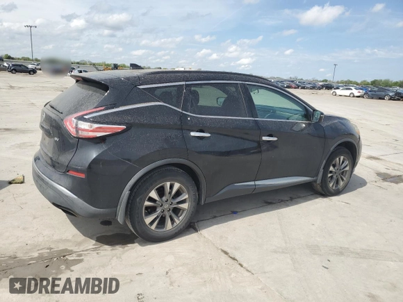 2016 Nissan Murano SV with VIN 5N1AZ2MG5GN150577, listed as a Copart auction lot 49820065 with 129,326 mi miles and Salvage Title. Bid and sale history available at carsss.com. Image 3.