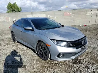 2020 Honda Civic Sedan Sport with VIN 19XFC2F85LE209319, listed as a Copart auction lot 48481385 with 58,457 mi miles and Salvage Title. Bid and sale history available at carsss.com. Image 11.