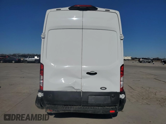 2023 Ford Transit with VIN 1FTRS4XG2PKA04528, listed as a Copart auction lot 42133735 with 39,497 mi miles and Salvage Title. Bid and sale history available at carsss.com. Image 6.