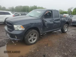 2013 Ram 1500 Express with VIN 1C6RR7FT4DS646666, listed as a Copart auction lot 55781365 with 155,230 mi miles and Salvage title. Bid and sale history available at DreamBid. Image 1.