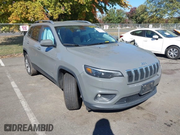 2020 Jeep Cherokee Latitude Plus with VIN 1C4PJLLB1LD628267, listed as a IAAI auction lot 40608071 with 101,491 mi miles. Bid and sale history available at carsss.com. Image 1.