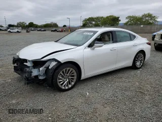 2023 Lexus ES 300h Ultra Luxury with VIN 58AFA1C14PU034872, listed as a Copart auction lot 54242165 with 14,149 mi miles and Salvage title. Bid and sale history available at DreamBid. Image 1.