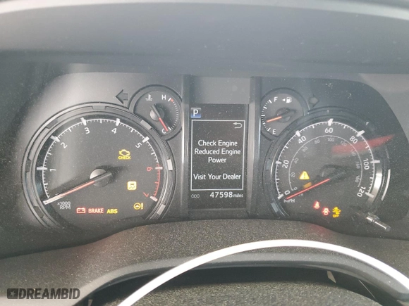 2022 Toyota 4Runner SR5 with VIN JTEEU5JR4N5264977, listed as a Copart auction lot 50719775 with 47,598 mi miles and Salvage Title. Bid and sale history available at carsss.com. Image 9.