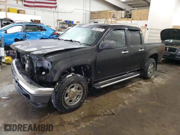 2007 GMC Canyon SLE2 with VIN 1GTDT13E278160852, listed as a Copart auction lot 88373475 with 188,366 mi miles and Salvage Title. Bid and sale history available at carsss.com. Image 1.