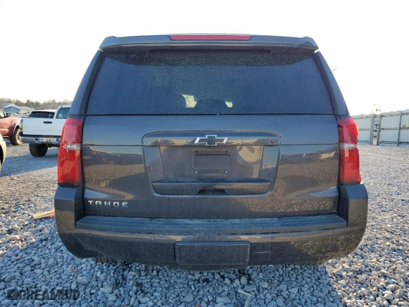 2017 Chevrolet Tahoe LT with VIN 1GNSKBKC7HR370849, listed as a Copart auction lot 47923965 with 0 mi miles and Salvage Title. Bid and sale history available at carsss.com. Image 6.