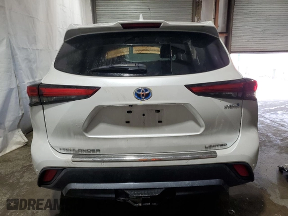 2023 Toyota Highlander Hybrid Limited with VIN 5TDXBRCH6PS581753, listed as a Copart auction lot 58241645 with 59,163 mi miles and Clean title. Bid and sale history available at DreamBid. Image 6.